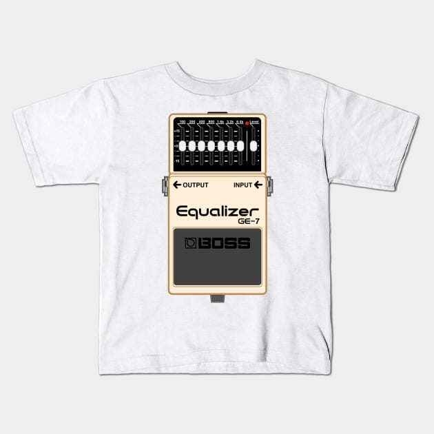 Boss GE-7 Equalizer Guitar Effect Pedal Kids T-Shirt by conform